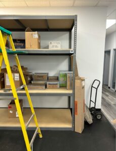 Ladders and Material Handling station at Comp Rx Physical Therapy in Chantilly, VA