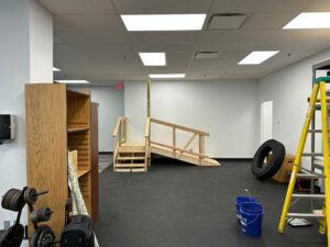 Work Hardening and work simulation space at Comp Rx Physical Therapy in Chantilly, VA