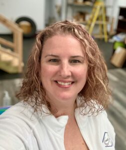Kelly Smith, PT, DPT the excellent physical therapist and director of Comp Rx Physical Therapy in Chantilly VA. Dr. Smith has experience in orthopedics